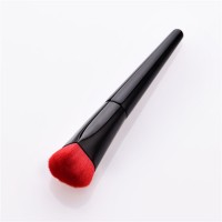 Single Heart Shape Make Up Pinsel Face Brush Vegan Black And Red Makeup Foundation Brush Private Label