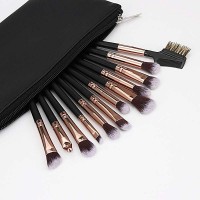 12pcs Eye Makeup Brushes long handle Eye Shadow Concealer Eyebrow  Brushes Cosmetics Brush private label